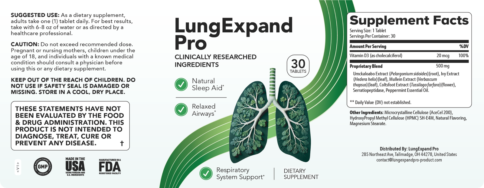 lung expand label